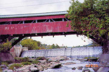 Taftsville Bridge. Photo by Tom Keating, September 23, 2005